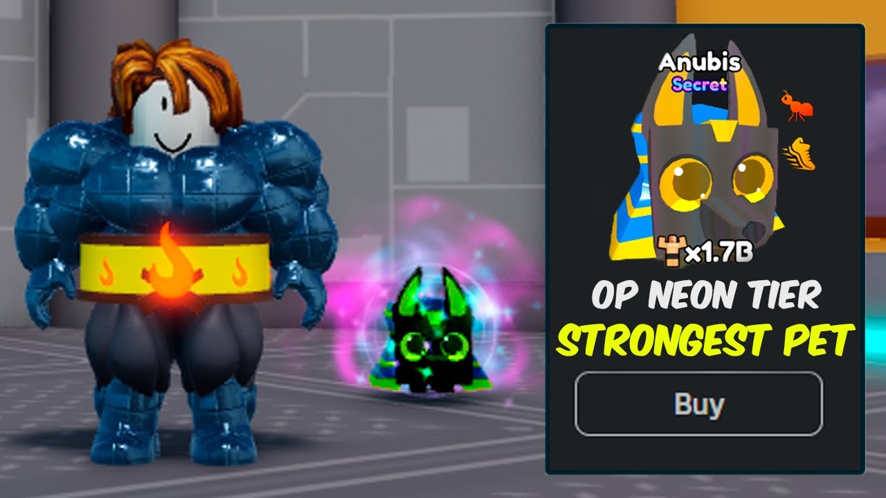 Начинаем игру как нуб с питомцем НЕОНОВОГО УРОВНЯ в Gym Star Simulator
