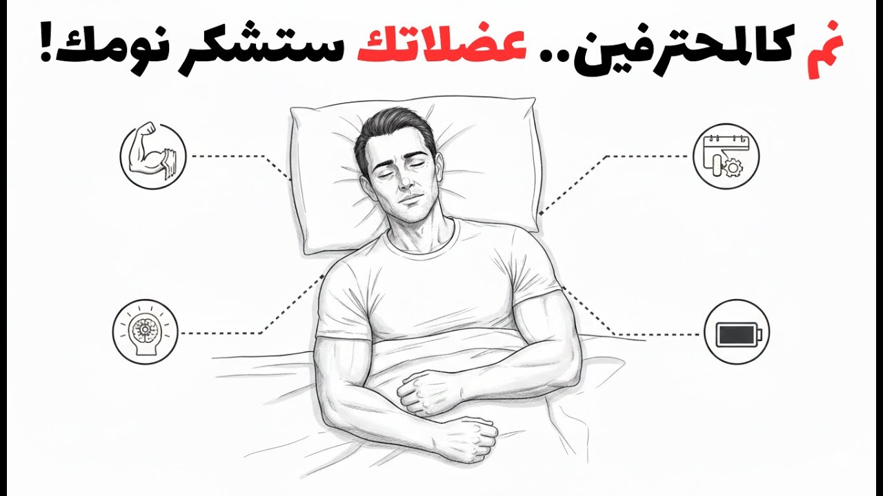 نم كالمحترفين.. واجعل نومك يبني عضلاتك | أسرار النوم العميق للرياضيين
