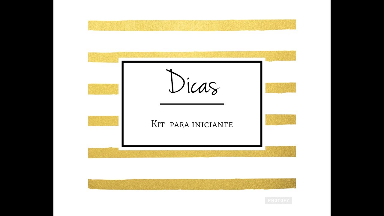 Projeto Iniciante - Parte 1 - Dicas de kit