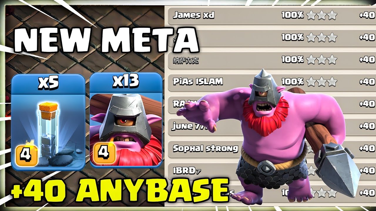 New Meta Try This ! Th18 Totem Spell Thrower Attack Strategy | Clash of Clans