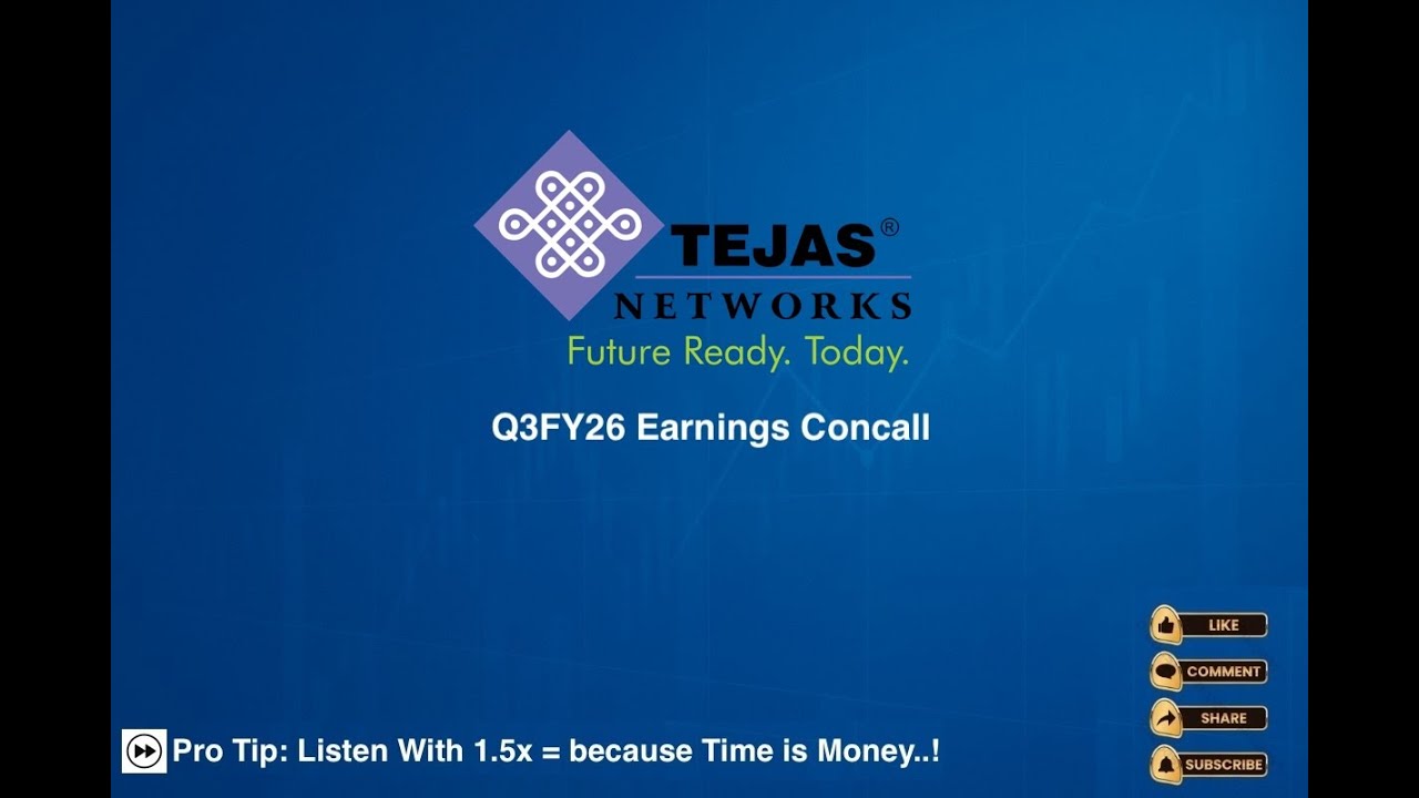 Tejas Networks Q3FY26 Earnings Concall