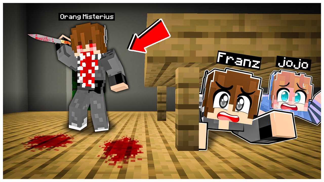 FRANZ & JOJO KETAKUTAN SEMBUNYI DARI ORANG MISTERIUS di MINECRAFT