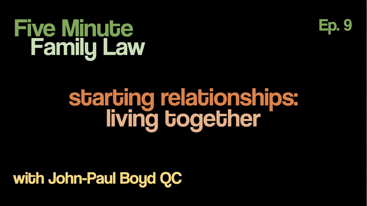 FMFL09 - Starting Relationships: Living Together