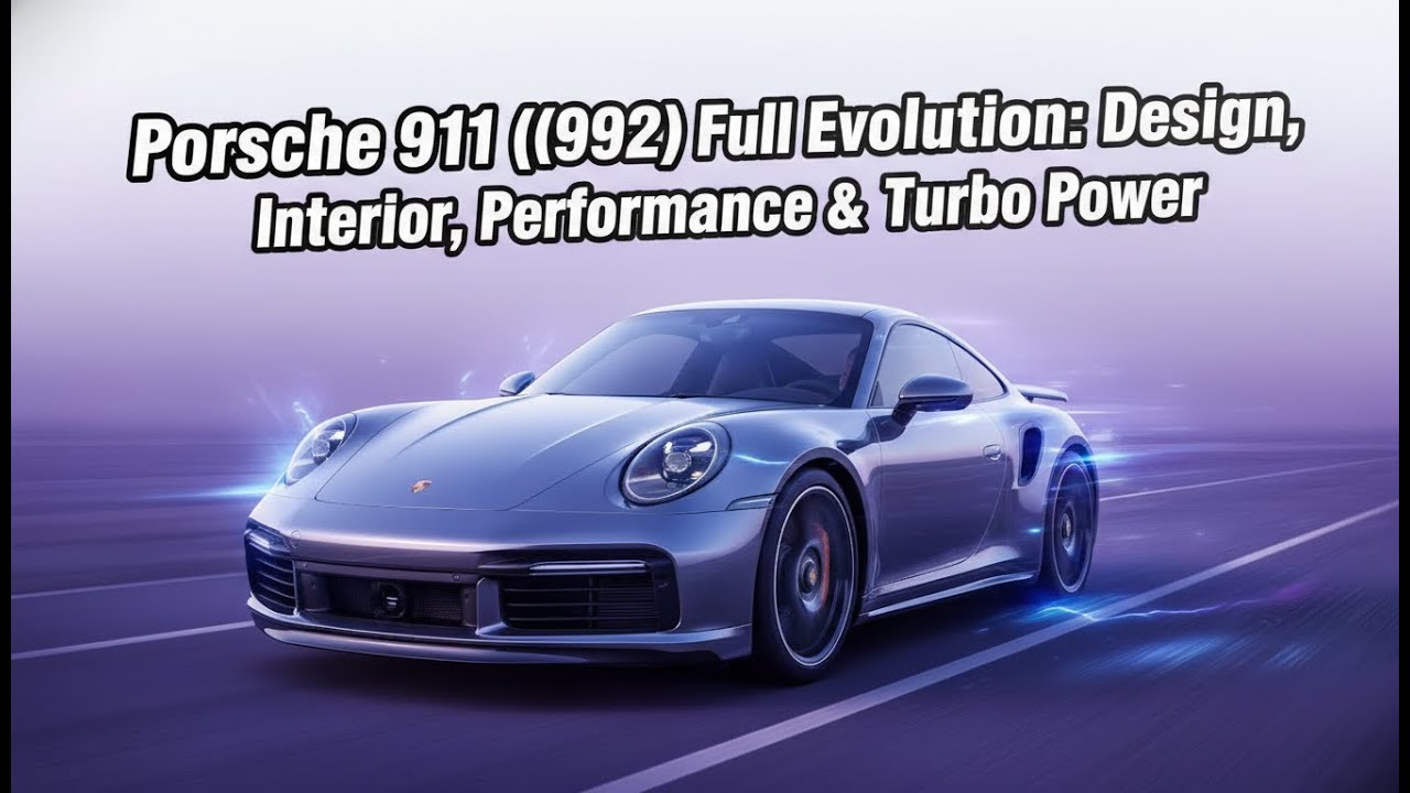 Porsche 911 (992) Полная эволюция: дизайн, интерьер, производительность и турбонаддув