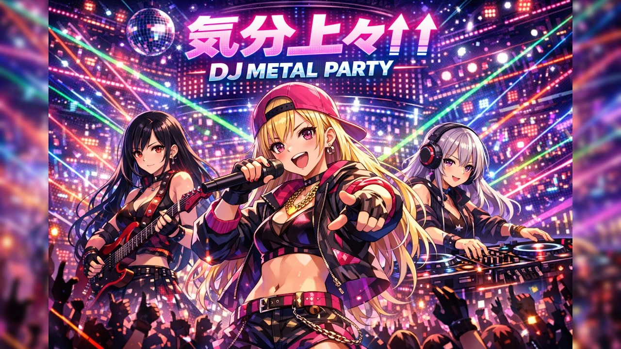 🎸【パリピ孔明 ED】気分上々↑↑ / EIKO starring 96猫 – DJ METAL PARTY Cover