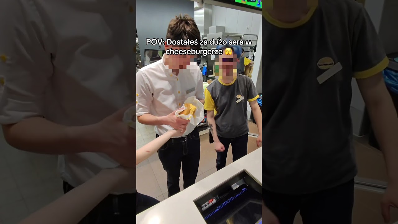 Pov: YOU GOT TOO MUCH CHEESE IN YOUR CHEESEBURGER 🤣 #shorts