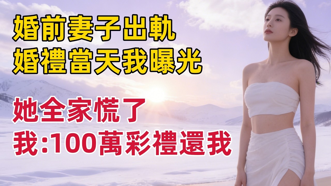 婚前妻子出軌，婚禮當天我曝光，她全家慌了，我:100萬彩禮還我#出軌小說 #愛情故事 #白月光 #幸福人生#生活经验 #情感故事 #退休生活