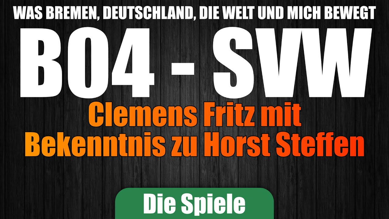 B04 - SVW - 1-0 - Werder gibt Rätsel auf