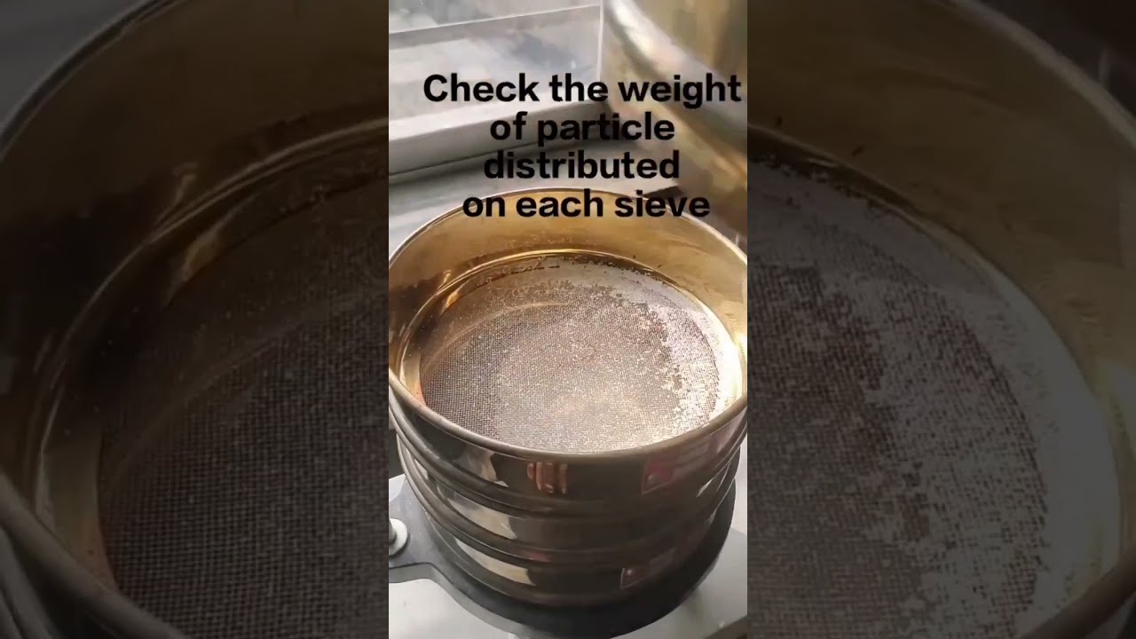 Determination of Particle size, particle size distribution using sieving method #sieve #pharmacist