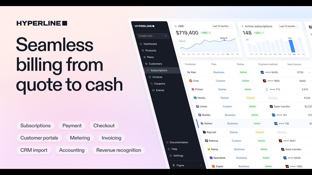 Hyperline launches its quote-to-cash billing platform