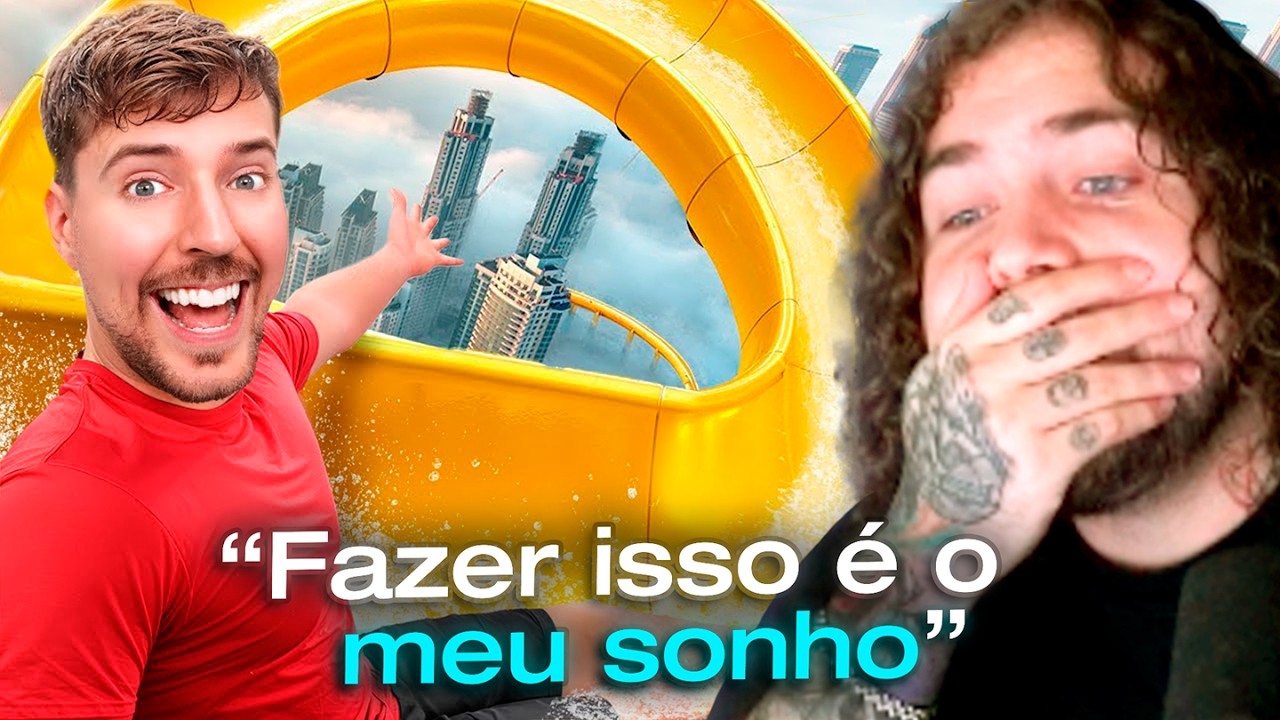 wuant reage a MrBeast "Experiências de US$ 1 vs de US$ 500,000!"