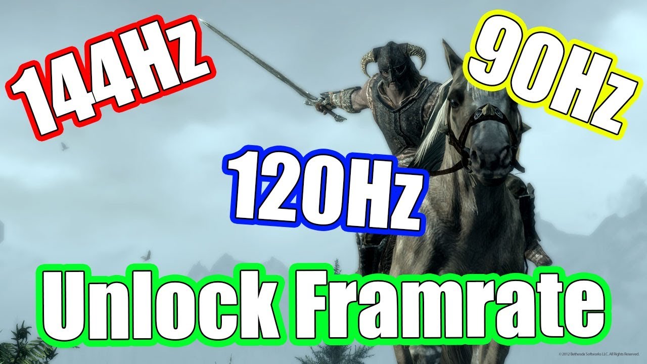 Skyrim Special Edition Unlock Frames || Fix Physics || Lock FPS