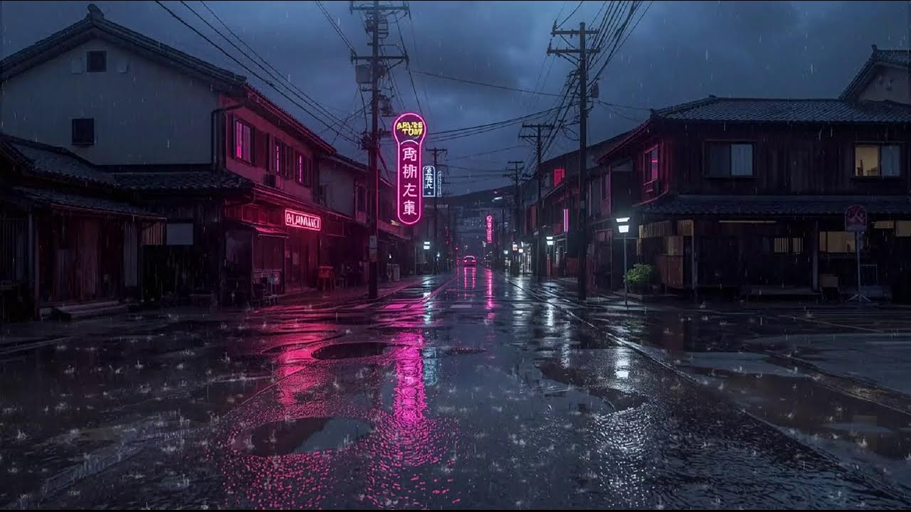Night Rain Ambience 🌙 Lofi Beats for Focus, Relax & Quiet Moments #30