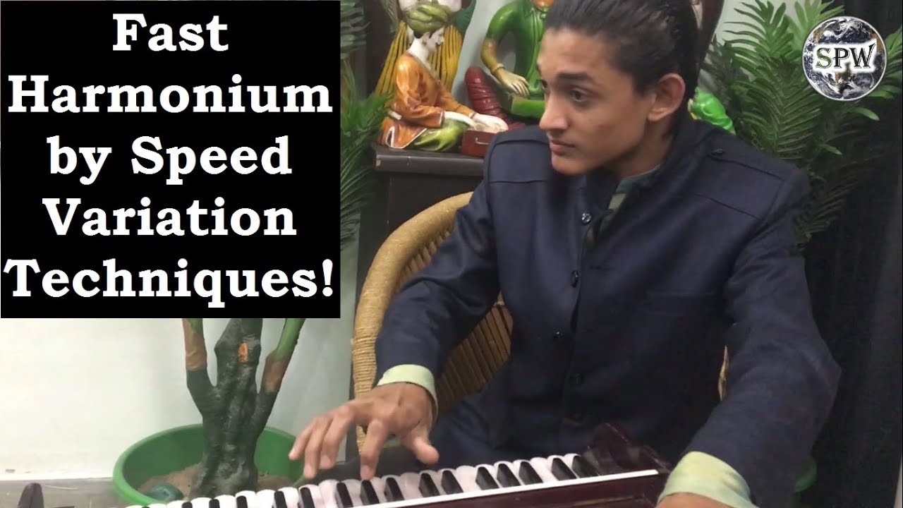 6. (हारमोनियम झाला तकनीक नं. 1) तेज़ उंगलियों की तकनीक | Fastest Harmonium by Speed Variations