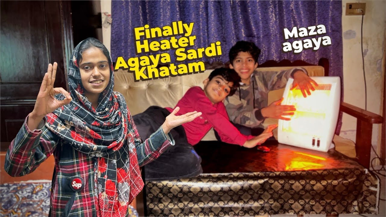 FINALLY! Heater Agaya 🔥 | No More Cold! (Itna Maza Agaya)