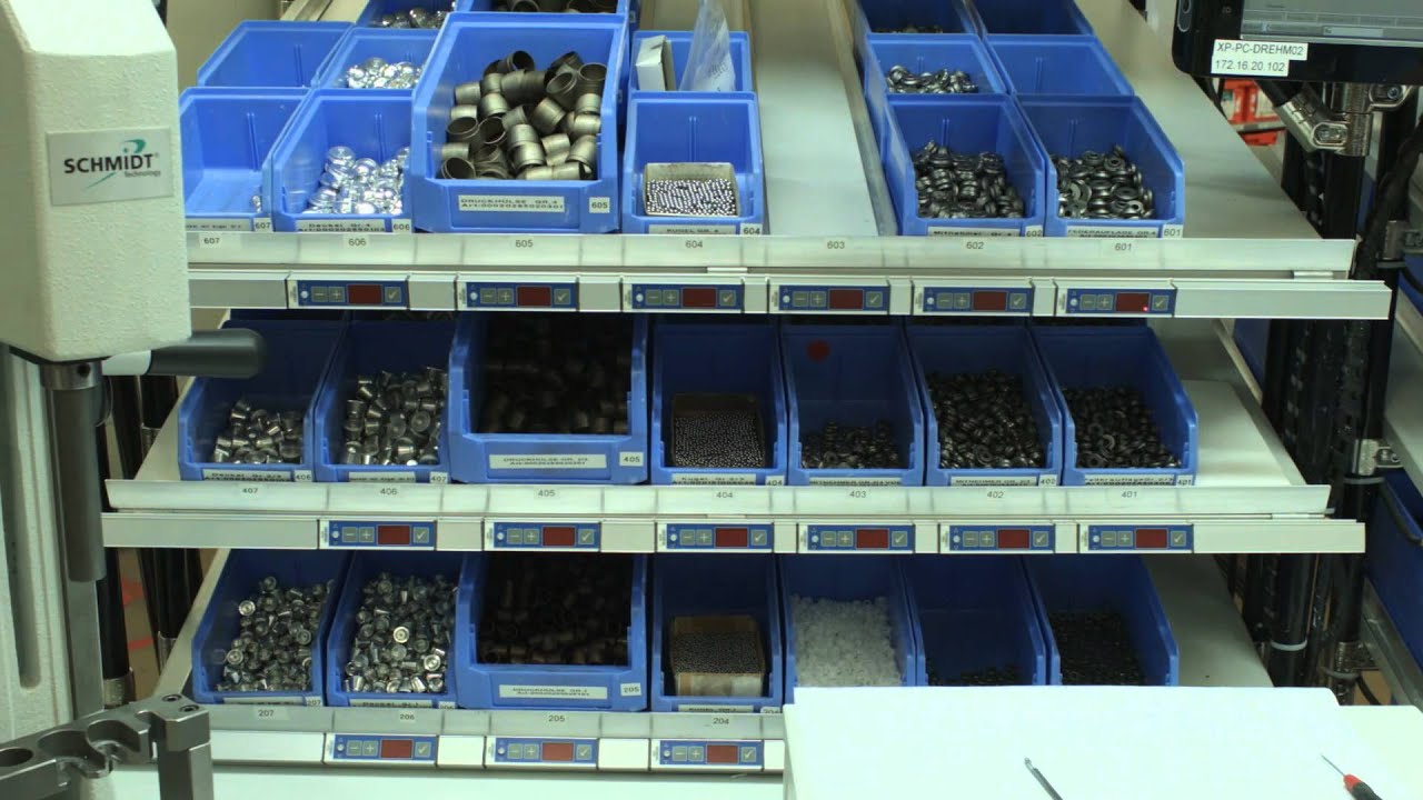 KBS Industrieelektronik – Provision of small parts at assembly workstations with PTF-S
