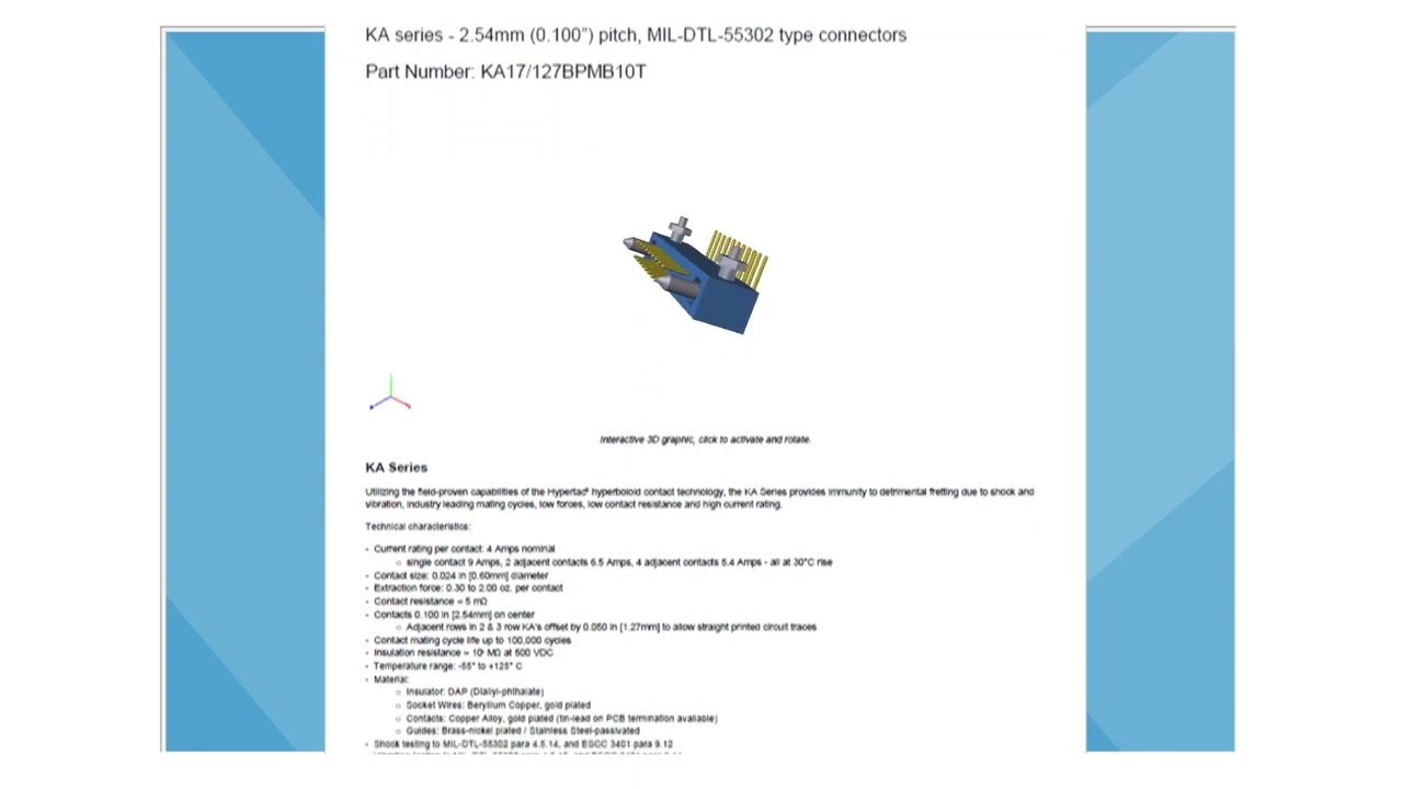 Smiths Interconnect's Online Product Configurator PCB Connectors
