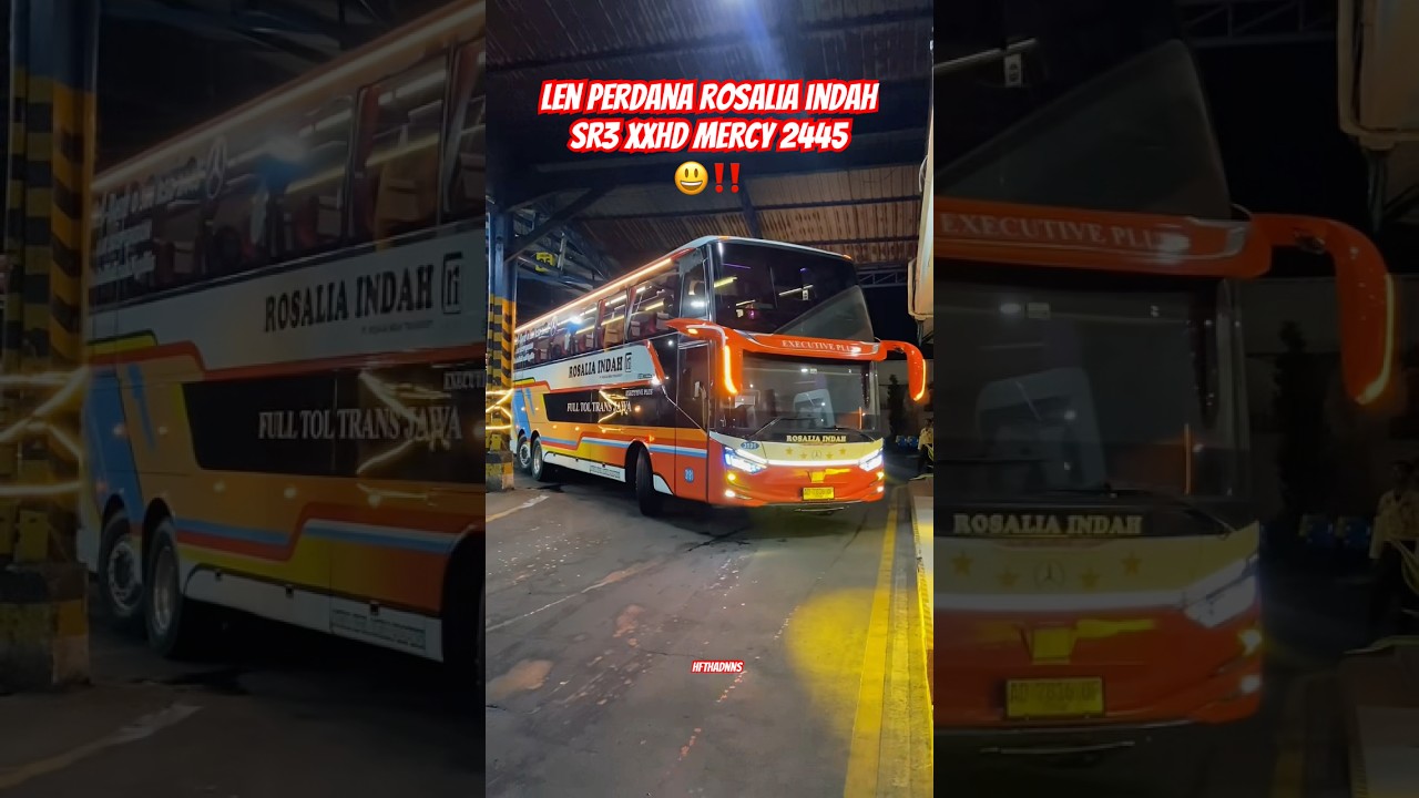 Len Perdana XXHD Rosalia Indah Mercy 2445 🤩‼️ #bus #rosaliaindah #busmania #shorts #fyp #xxhd