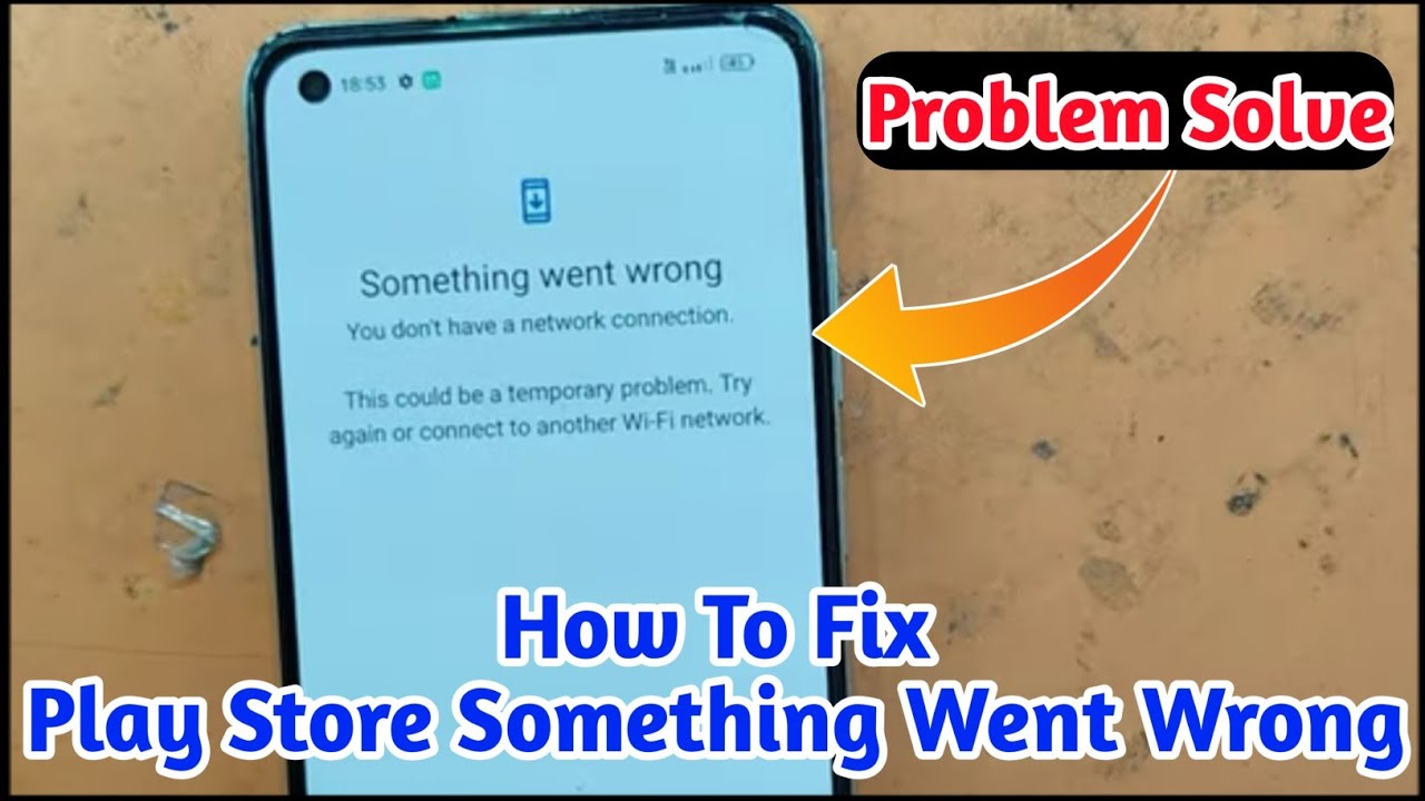 How To Fix Play Store Something Went Wrong | Play Store Not Open Problem Sign In | Play Store