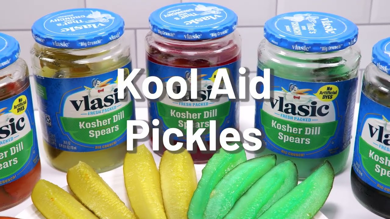 Kool Aid Pickles (Koolickles)