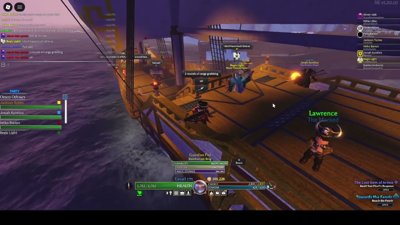 Roblox Arcane Odyssey: The big release 5: Omen hunt