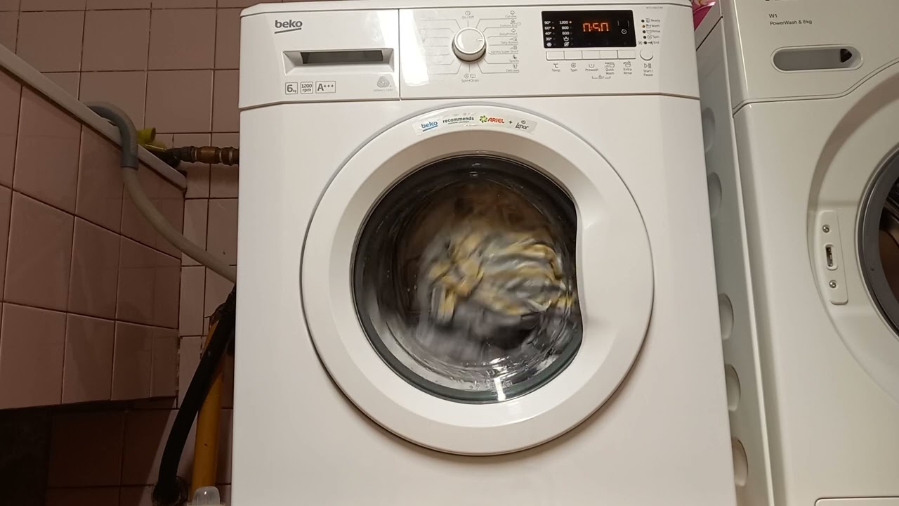 Beko WTV6602B0 - Daily Express 60°C 1200rpm full cycle