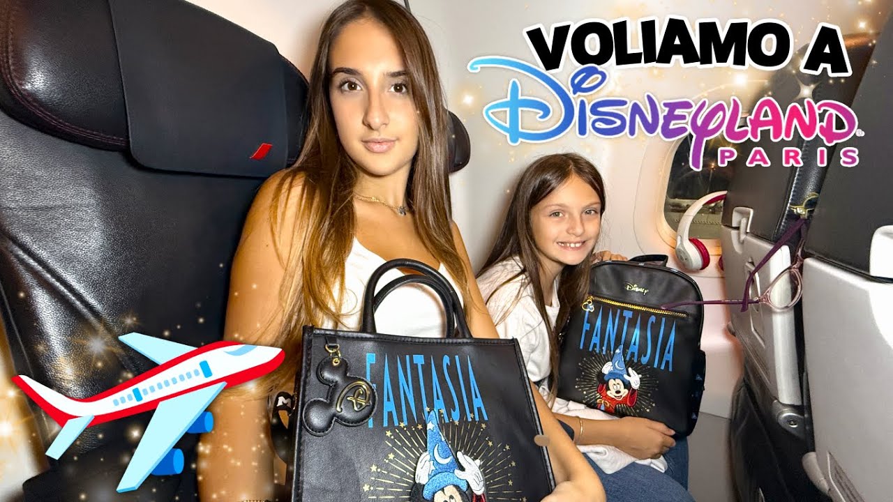 PARTIAMO Per DISNEYLAND PARIS✨VLOG in AEREO ✈️ •Ep 1• 