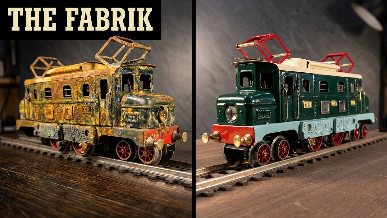 Pre-war JEP forgotten model train - Locomotive restoration