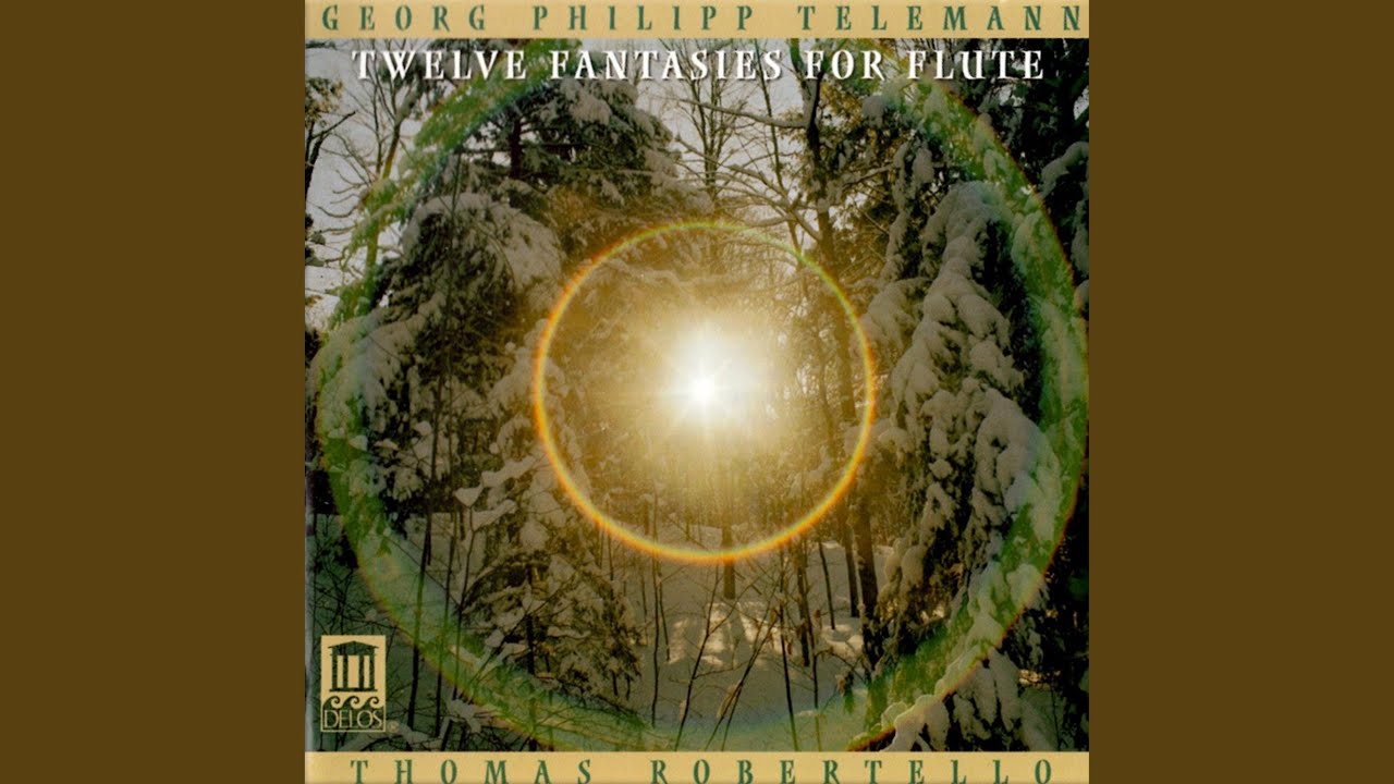 12 Fantasias for Transverse Flute Without Bass, TWV 40:2-13: Fantasia No. 3 in B Minor, TWV 40:4