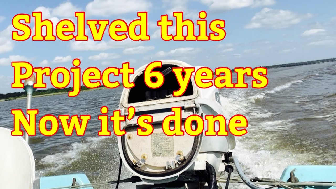 1967 40hp Evinrude Back On The Water