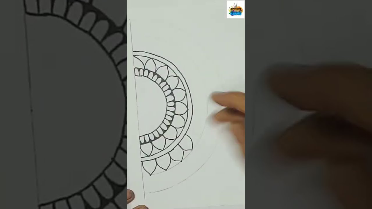 30 days challenge|| how to draw mandala art for beginners