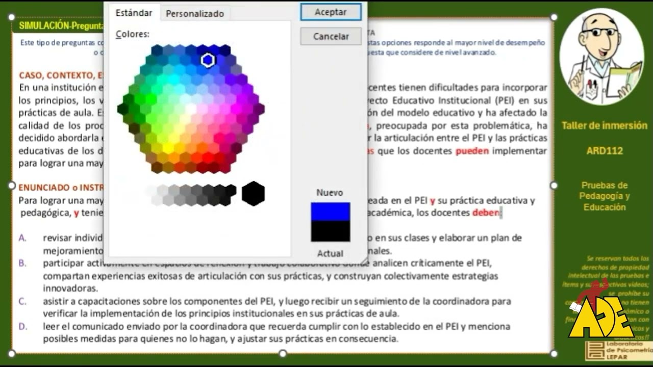 Retroalimentación Modulo 1 - Elementos generales de la prueba en psicometría - ADE
