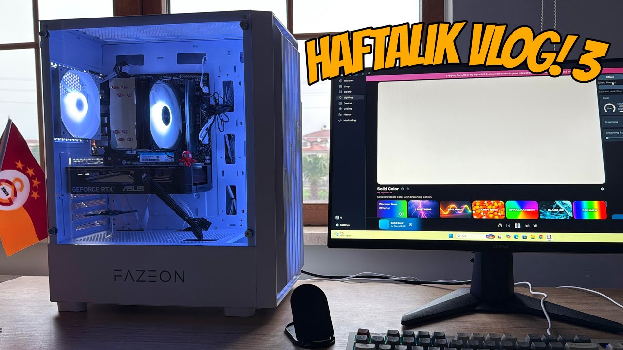 BEYAZ SİSTEM TOPLADIK! Haftalık Vlog 3