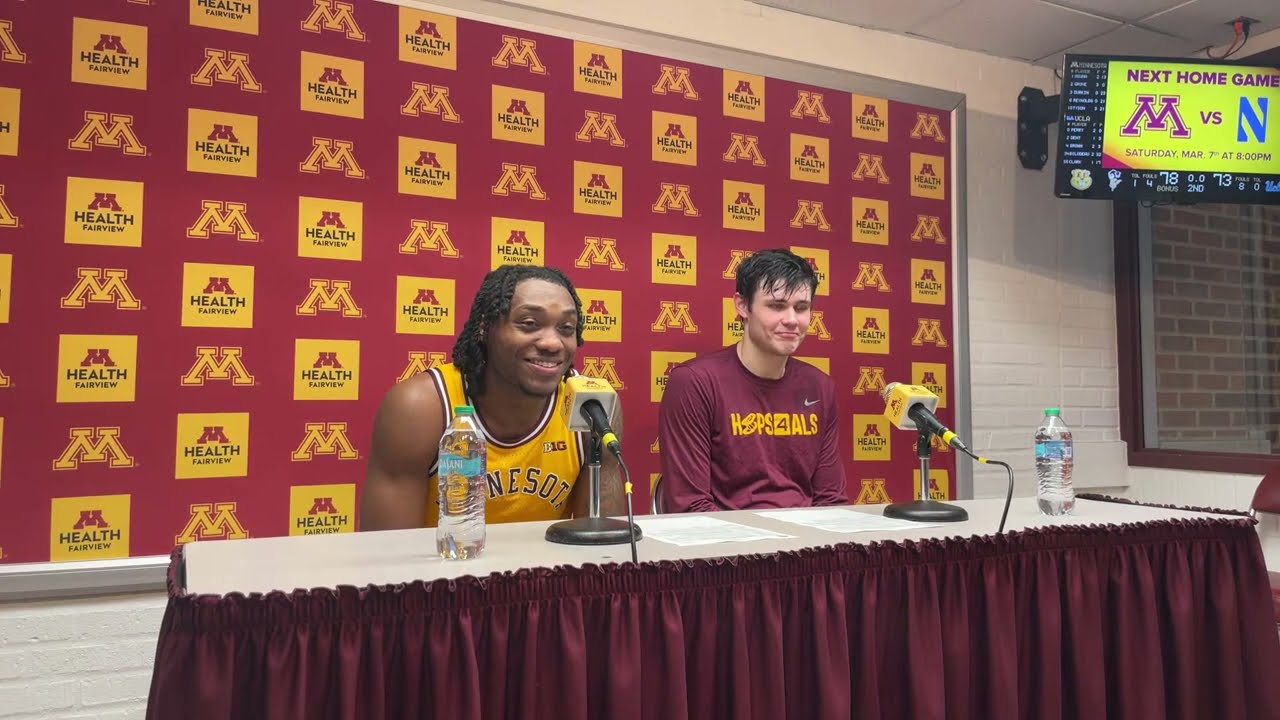 Minnesota Gopher Men&rsquo;s Basketball Post Game Press Conference vs. UCLA.