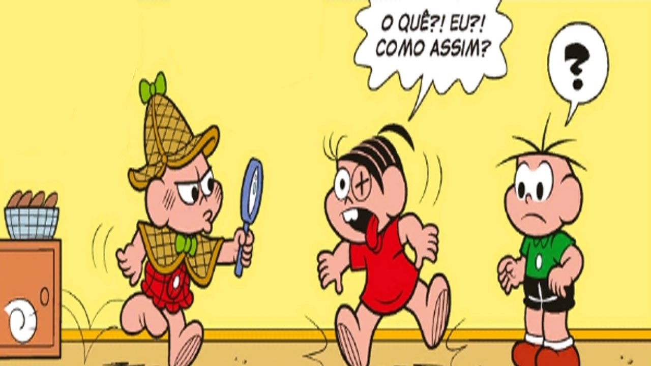 QUEM É O CULPADO? - QUADRINHOS MÁGICOS DA TURMA DA MÔNICA