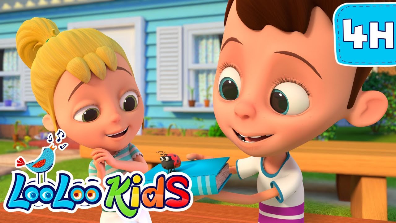 Skip to My Lou - S1EP89 - 4 Hour Kids Fun - LooLoo Kids Songs for Kids