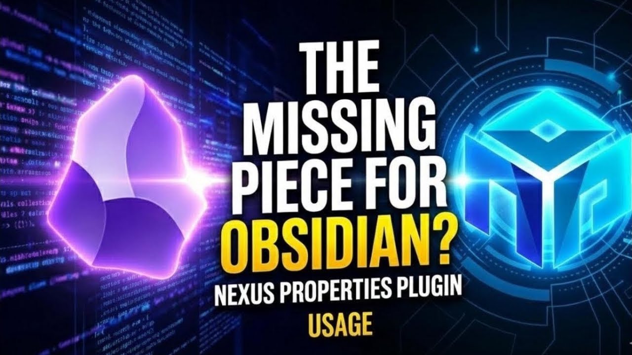 How I Structure Complex Knowledge in Obsidian (Nexus Properties)