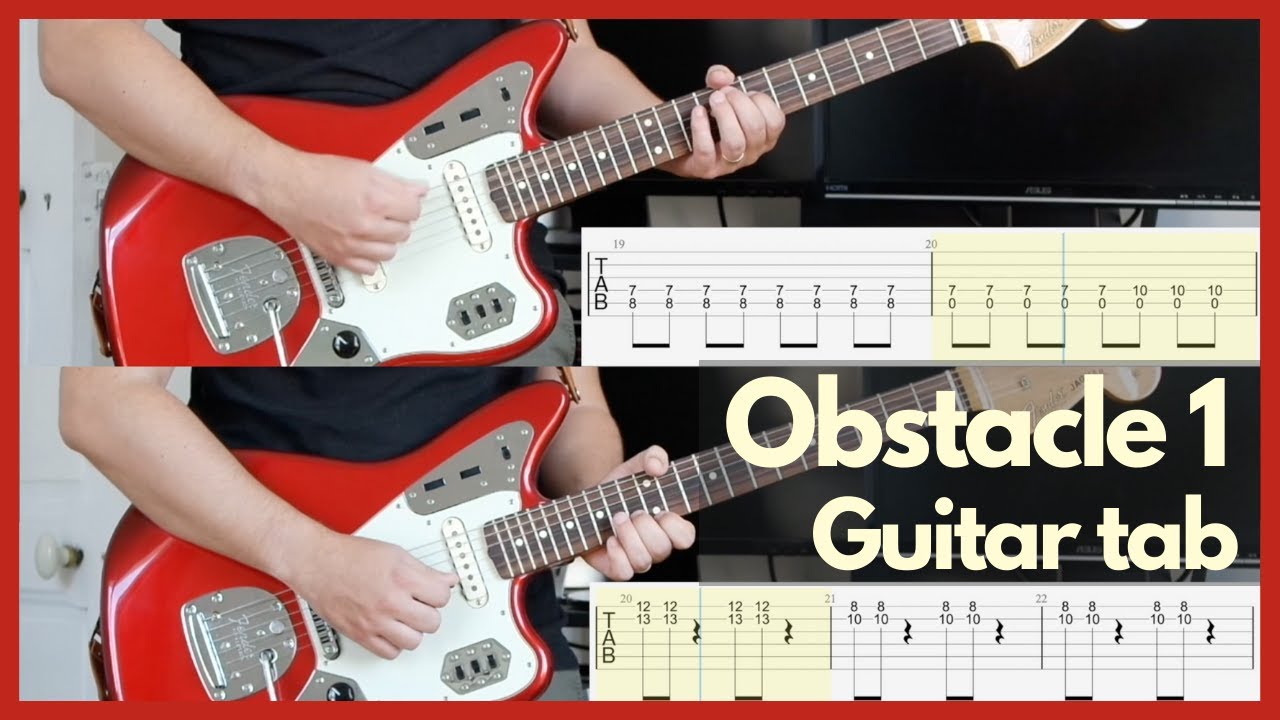 Obstacle 1 - Interpol (Guitar cover + tab)