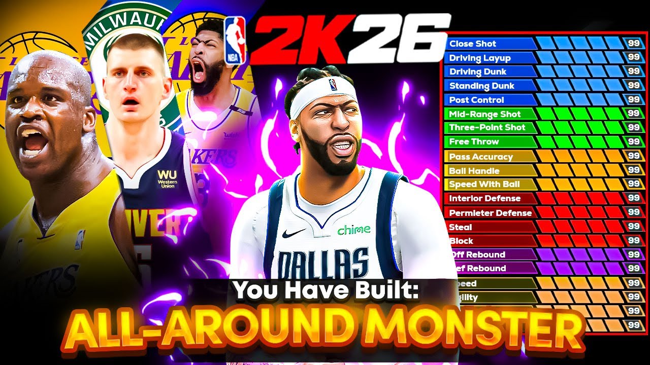 ЛУЧШАЯ сборка *ПОСЛЕ ОБНОВЛЕНИЯ* UNI-AROUND CENTER для COMP PRO AM/PARK/REC на NBA2K26