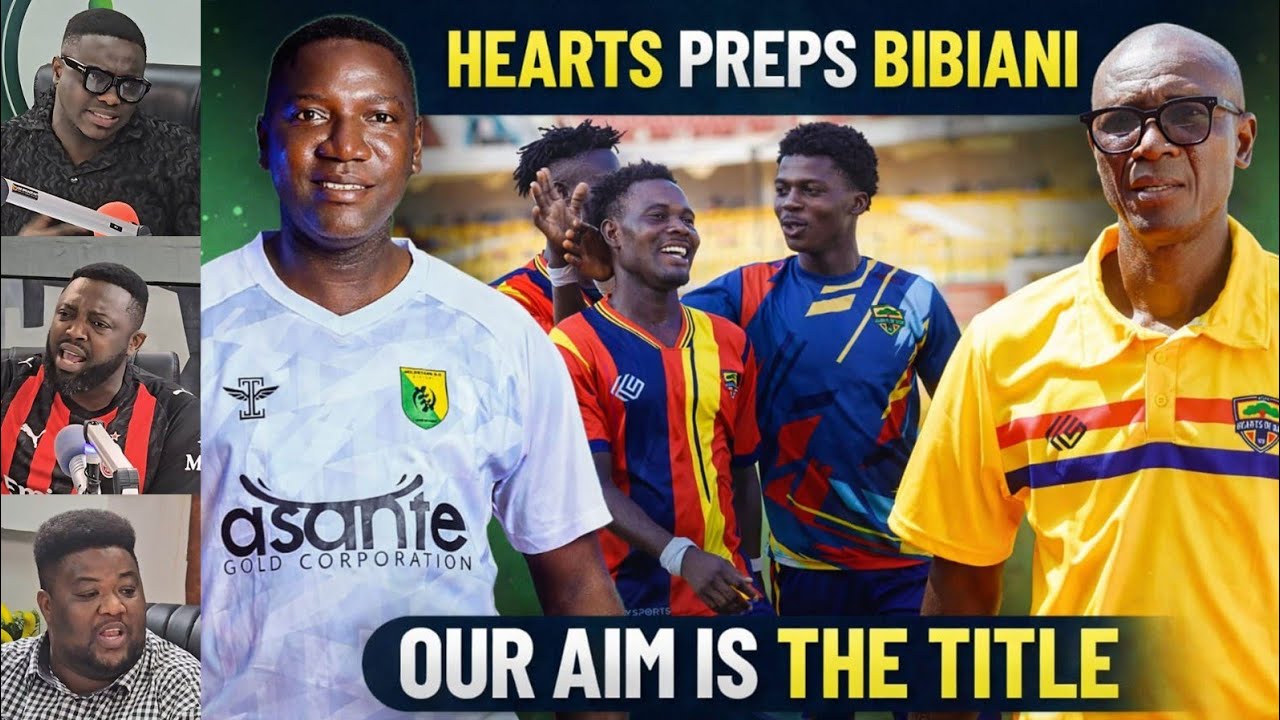 HEARTS READY FOR BIBIANI TASK BUT..WHY HEARTS WILL NEED TO WIN..GOLDSTARS DARE DIDI AND HEARTS  OVER