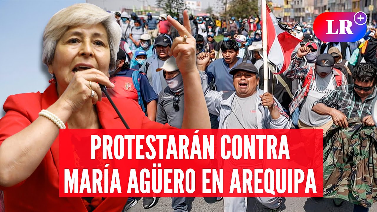 Anuncian protestas contra María Agüero en Arequipa por comentarios despectivos a colegios | #LR