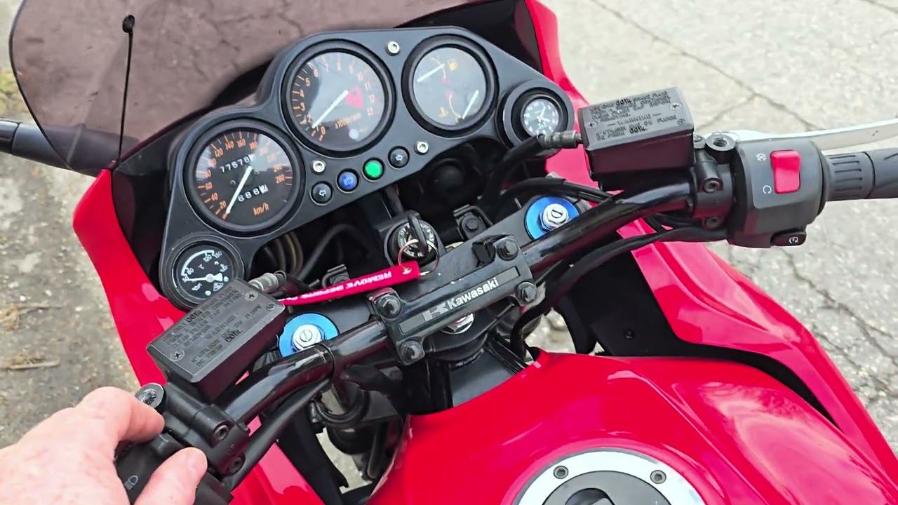Kawasaki ZRX 1200 first start in 2025