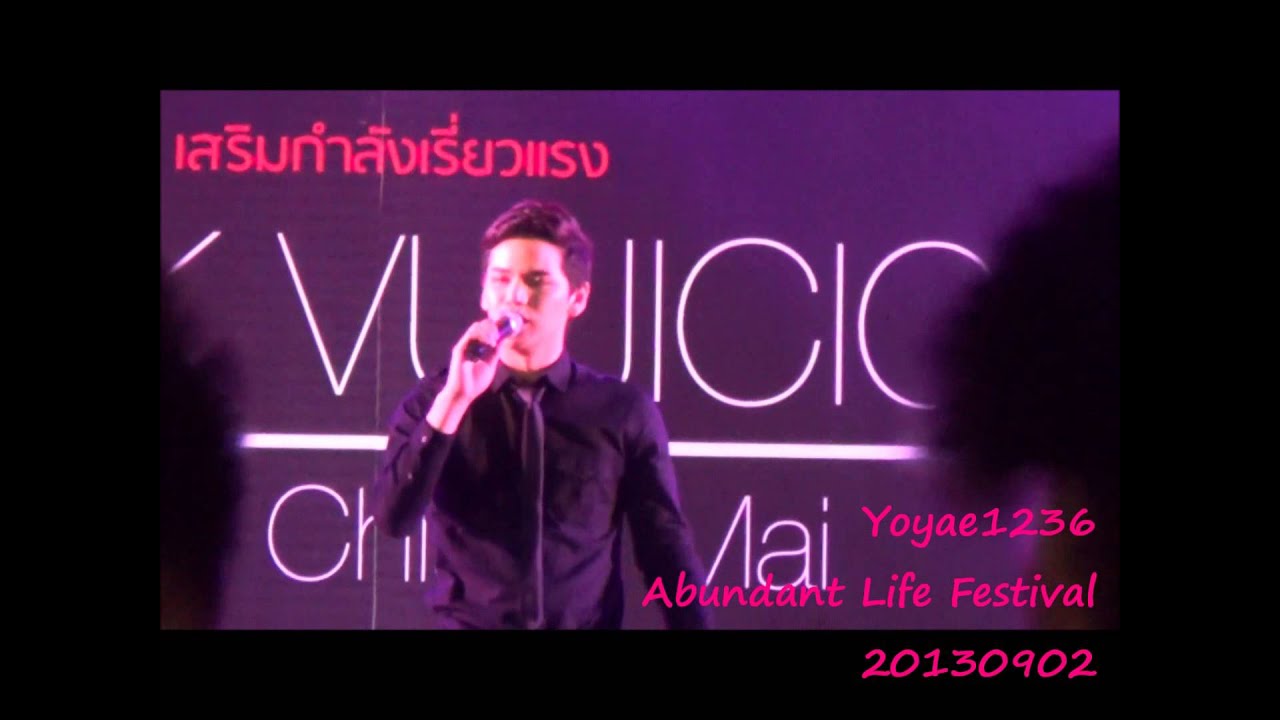 Tao AF8 sing at Nick Vujicic live in Thailand