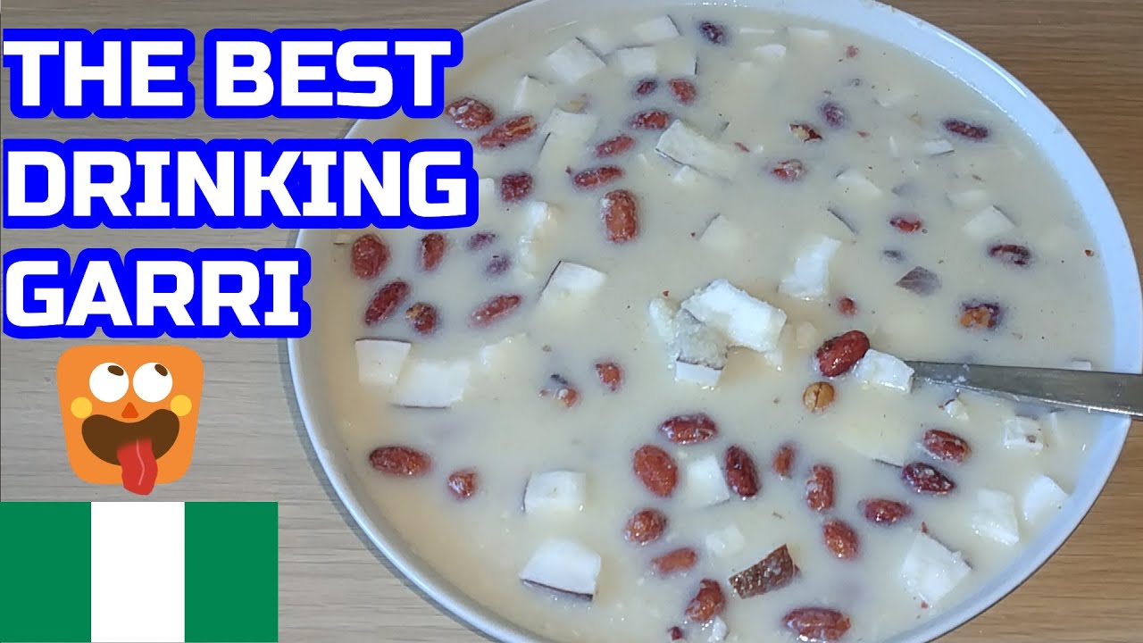 HOW TO MAKE NIGERIAN DRINKING GARRI|DRINKING GARRI|GARRI RECIPE|HOW TO MAKE GARRI|SOAKED GARRI|GARRI