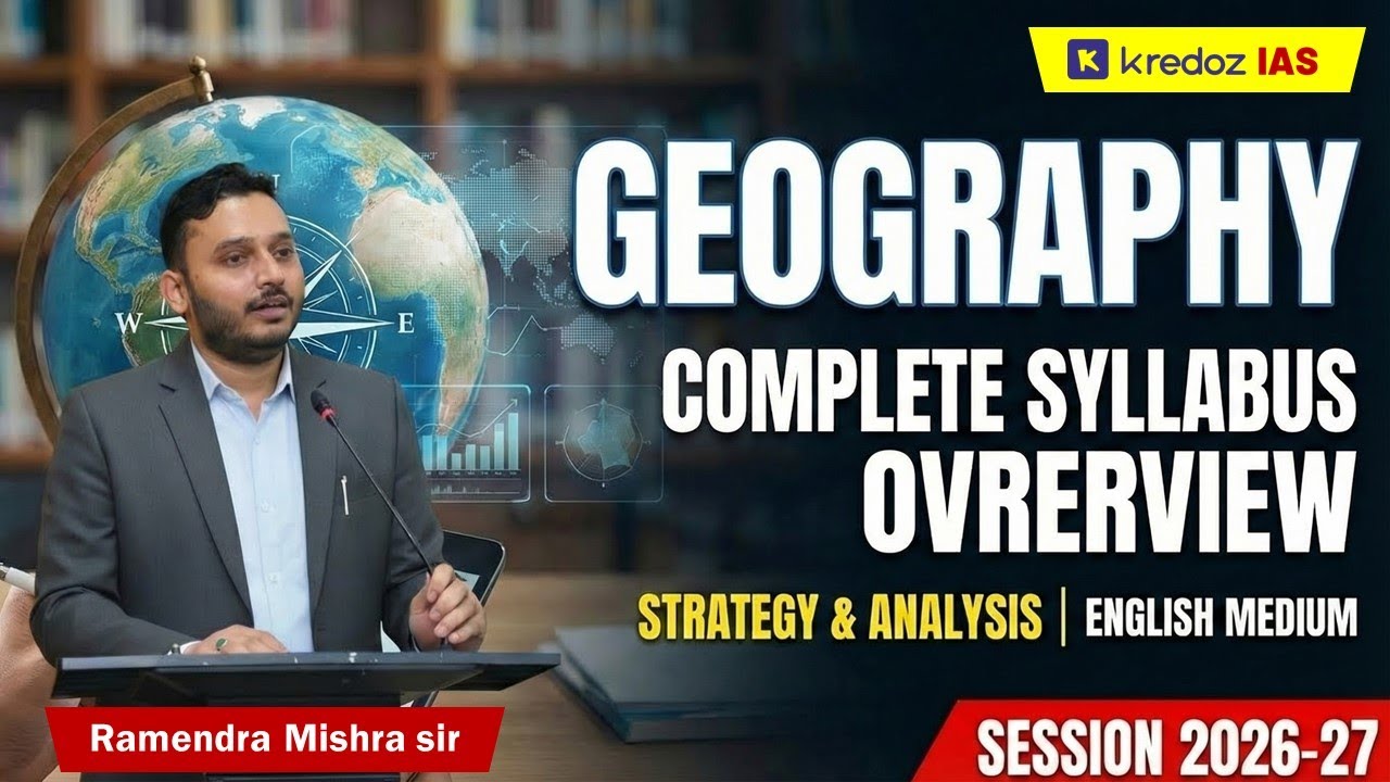 Geography Full Roadmap 2026–27 | What to Study & How to Study