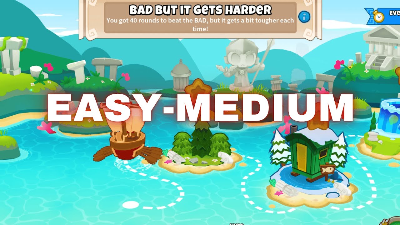 BTD6 Odyssey |  Easy and Medium Tutorial | Bad Buts It Gets Harder
