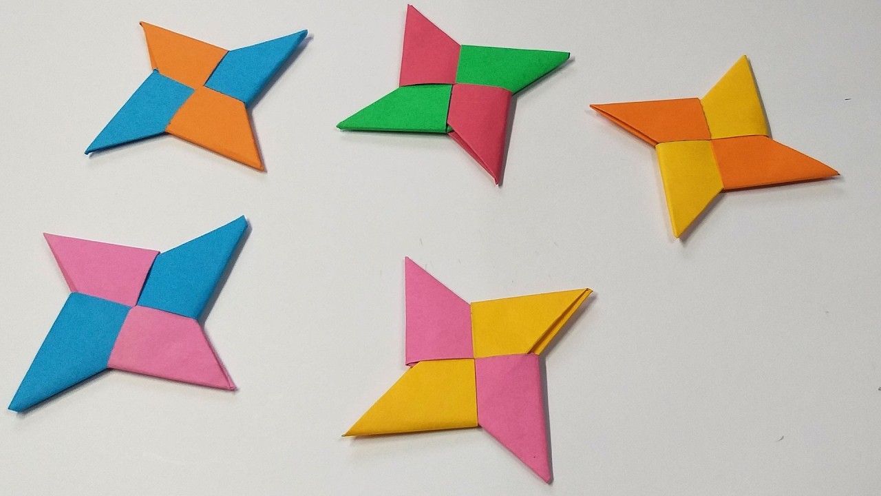 How to Make Paper Ninja Star Shuriken