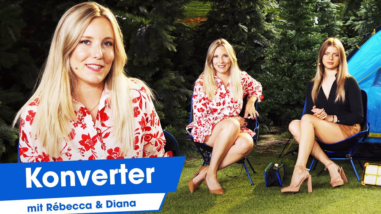 Diana und Rébecca genießen das Camping mit unbegrenztem Strom im Juni 2023 bei PEARL TV