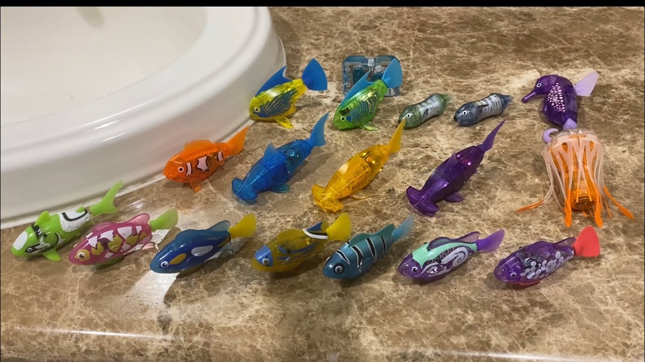 Коллекция Hexbug Aquabot и Zuru Robo Fish (обновлено в 2021 году)