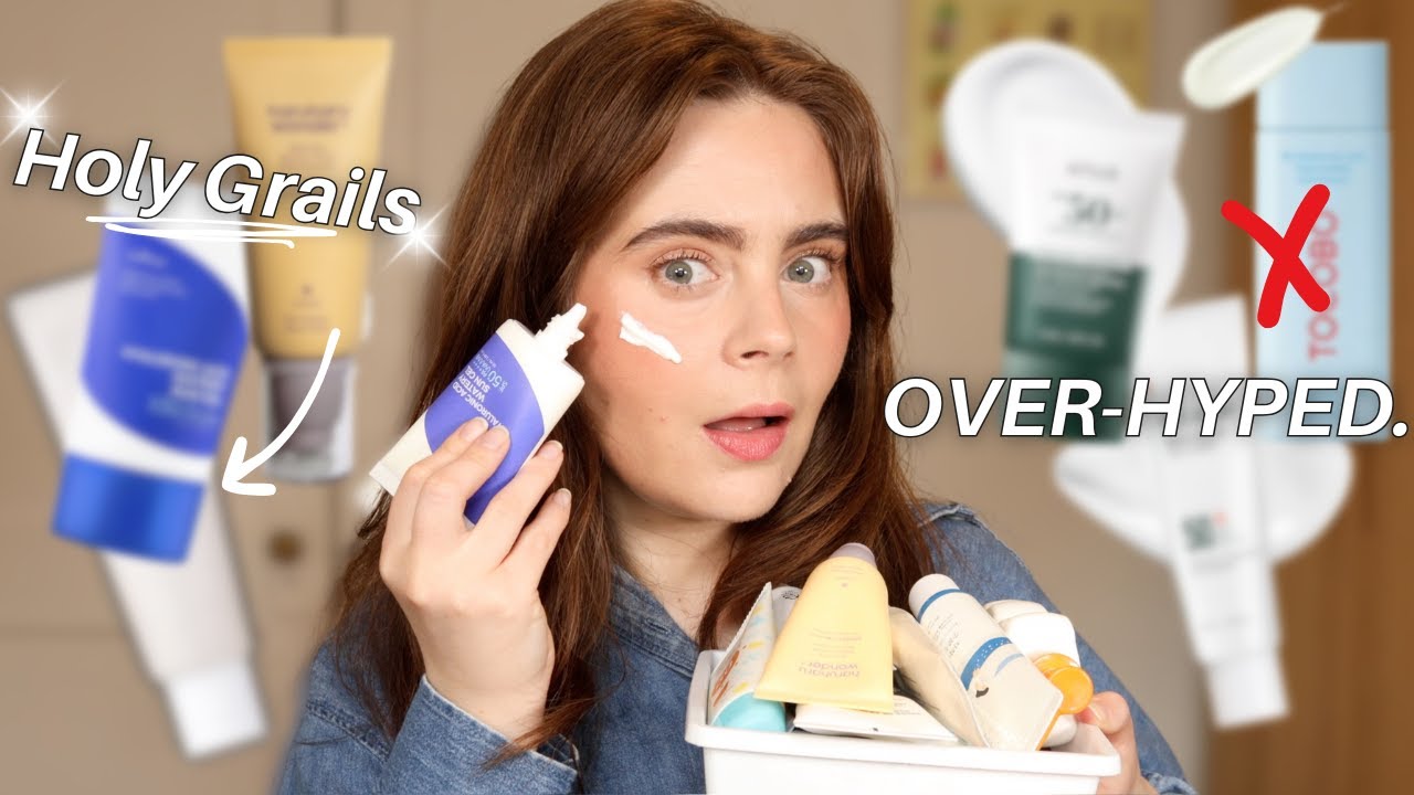 I found the BEST Asian sunscreens (& the OVER-HYPED ones)